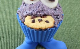 Blueberry Pound Cupcake and Cookie&nbsp;Monster