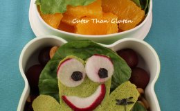 Breakfast Burrito and Frog&nbsp;Bento