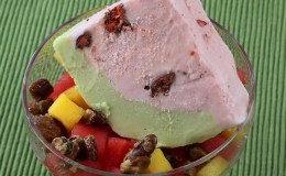 Watermelon Sherbet Sundae