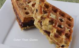 Chocolate Stuffed French Toast&nbsp;Waffles